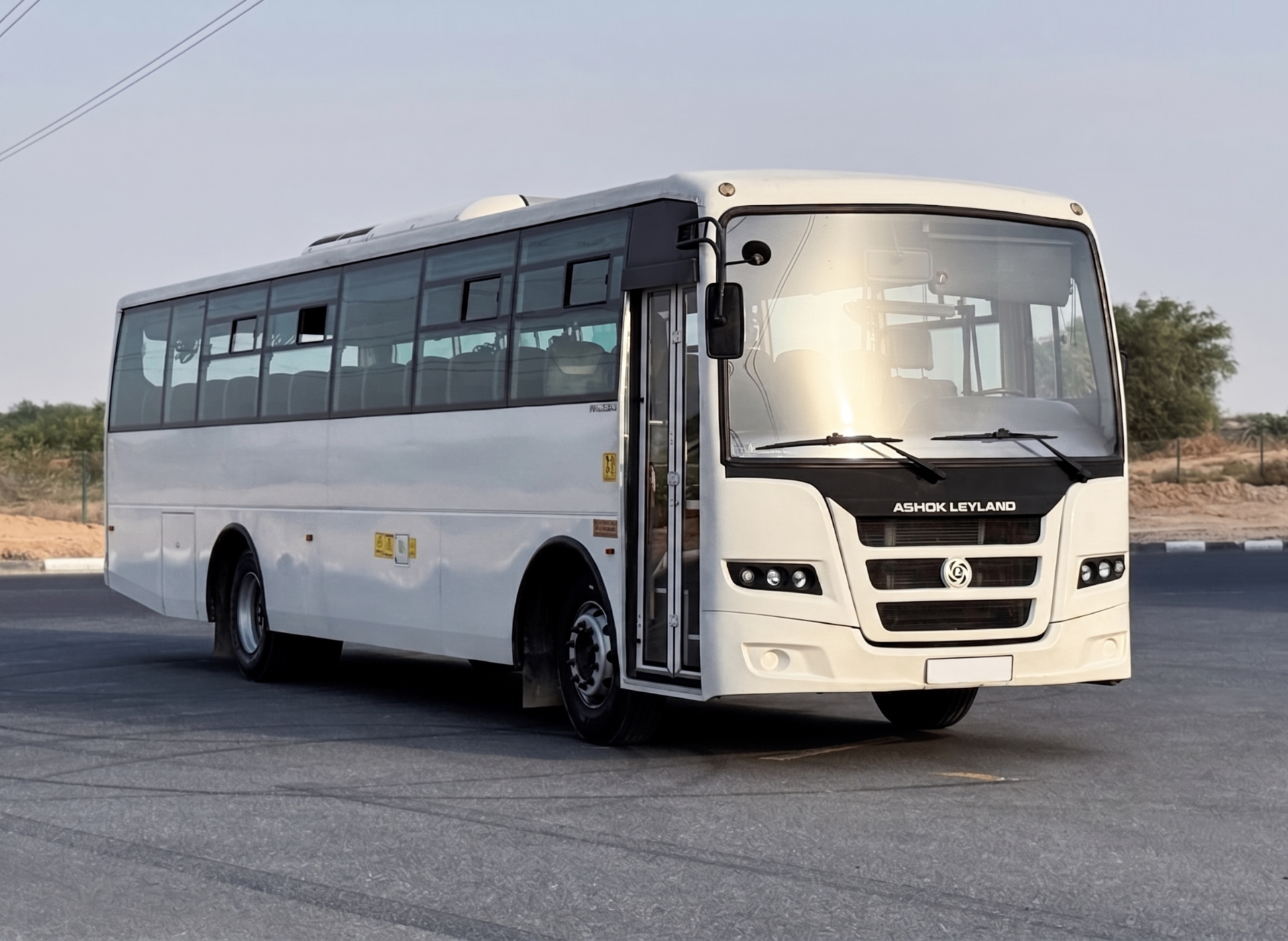 JMT Group 67-seater bus available for rent in Dubai